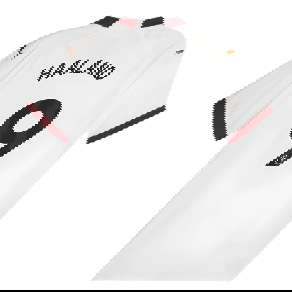 2023-2024 Man City Authentic Away Shirt (HAALAND 9)