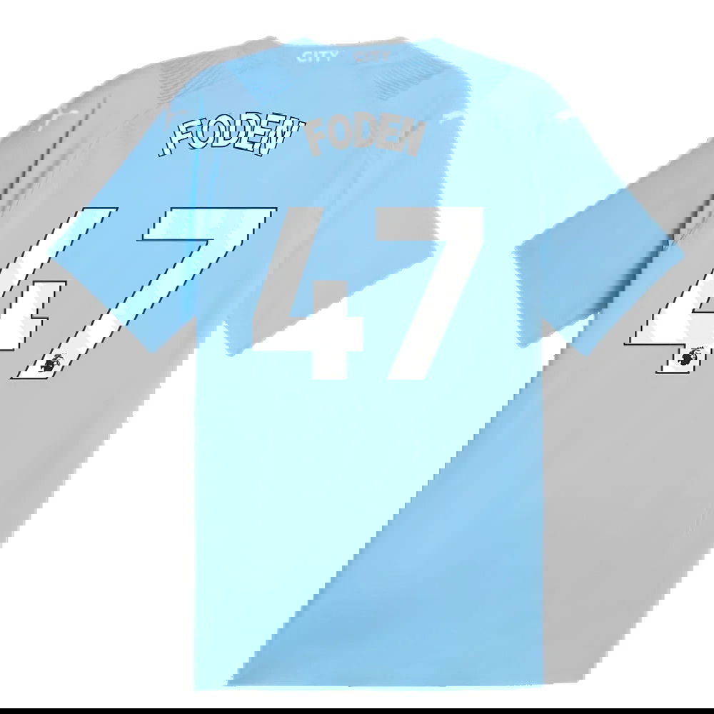 2023-2024 Man City Authentic Home Shirt (FODEN 47)
