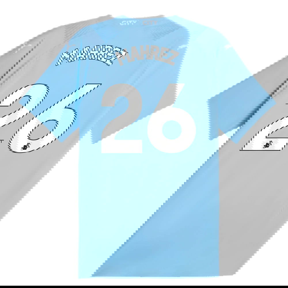 2023-2024 Man City Authentic Home Shirt (MAHREZ 26)
