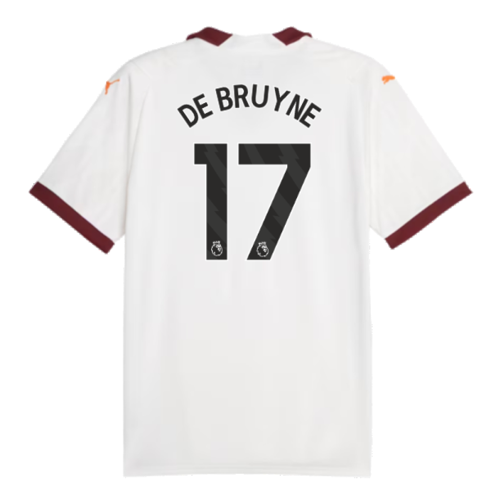 2023-2024 Man City Away Shirt (DE BRUYNE 17)
