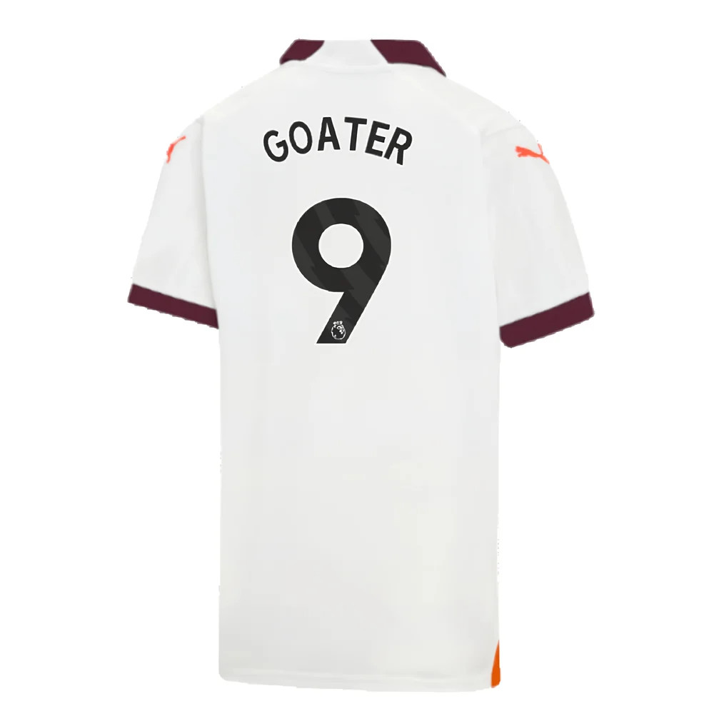 2023-2024 Man City Away Shirt (Kids) (GOATER 9)