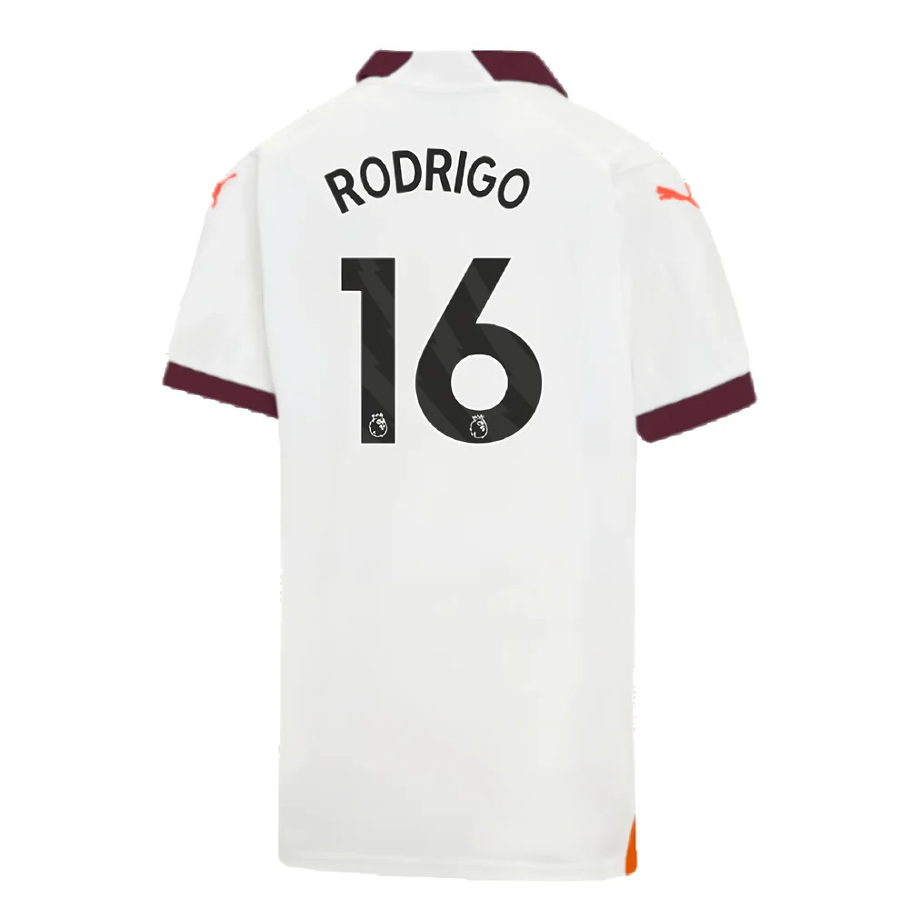 2023-2024 Man City Away Shirt (Kids) (RODRIGO 16)