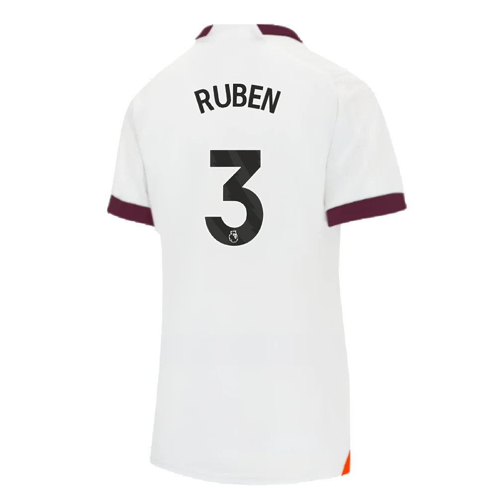 2023-2024 Man City Away Shirt (Ladies) (RUBEN 3)