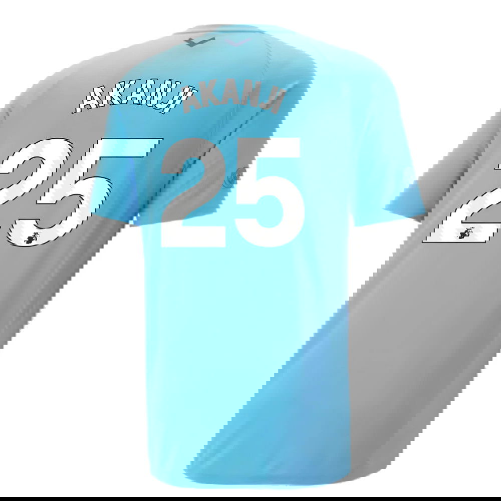 2023-2024 Man City Casuals Tee (Blue Wash) - Kids (AKANJI 25)