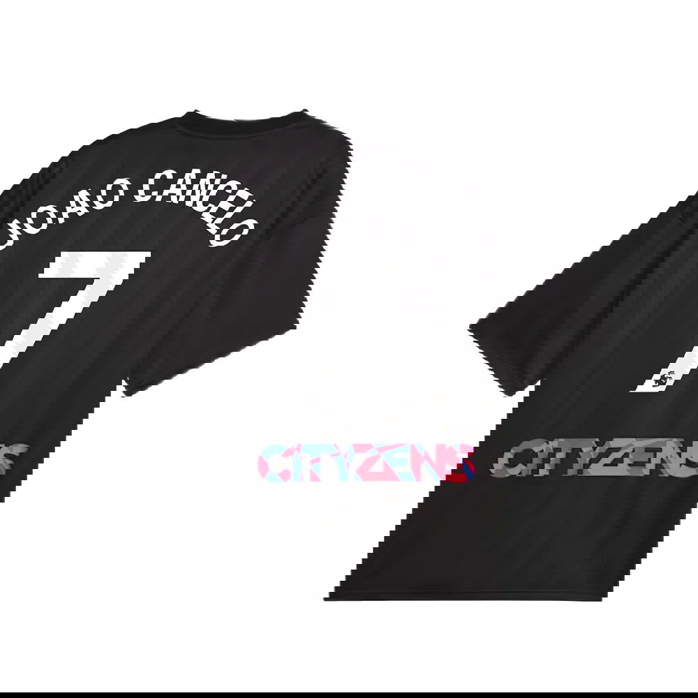 2023-2024 Man City FtblNrgy Jersey (Black) (JOAO CANCELO 7)
