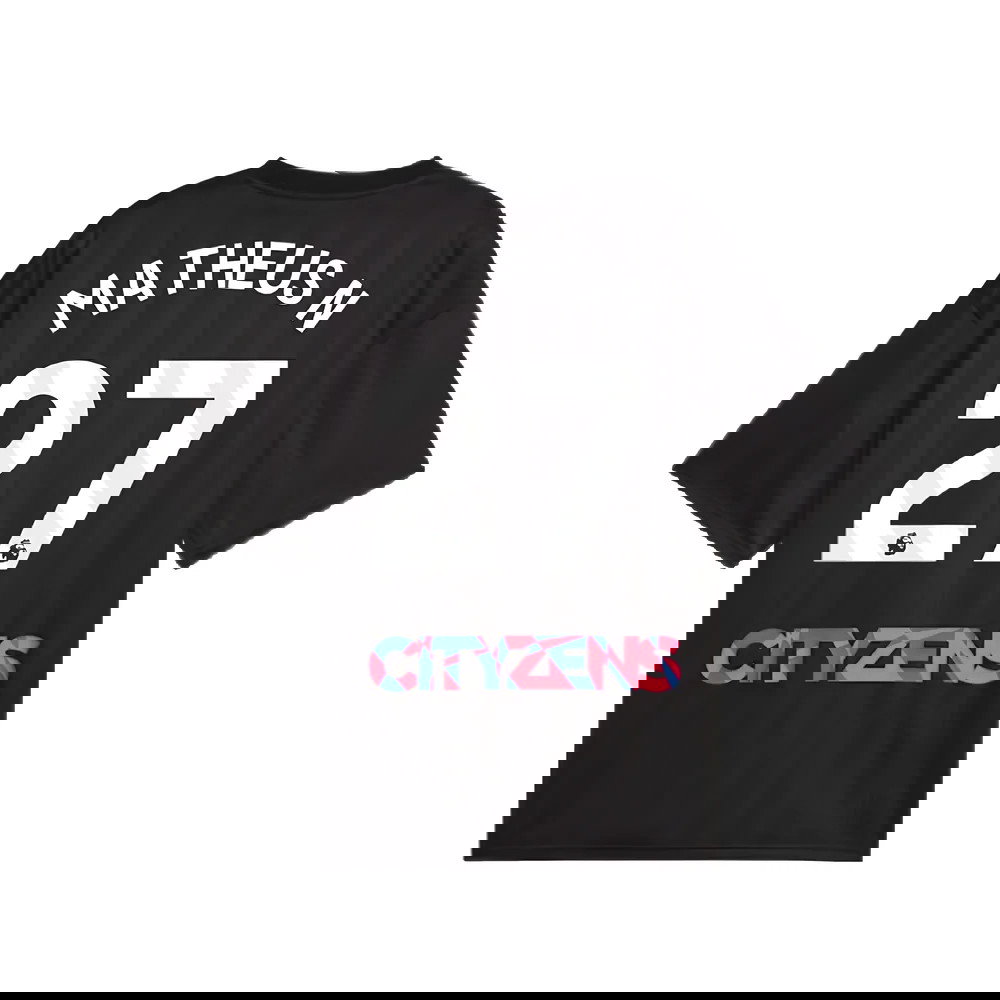 2023-2024 Man City FtblNrgy Jersey (Black) (Matheus N 27)
