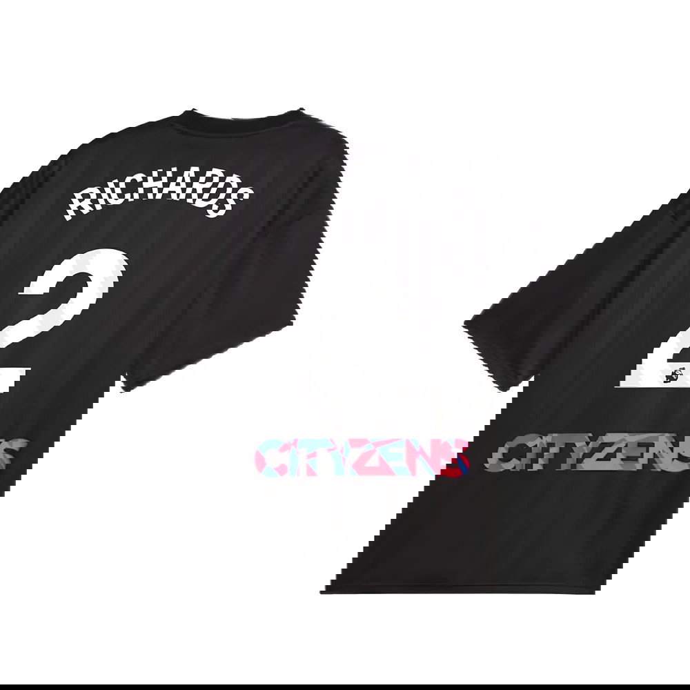 2023-2024 Man City FtblNrgy Jersey (Black) (RICHARDS 2)