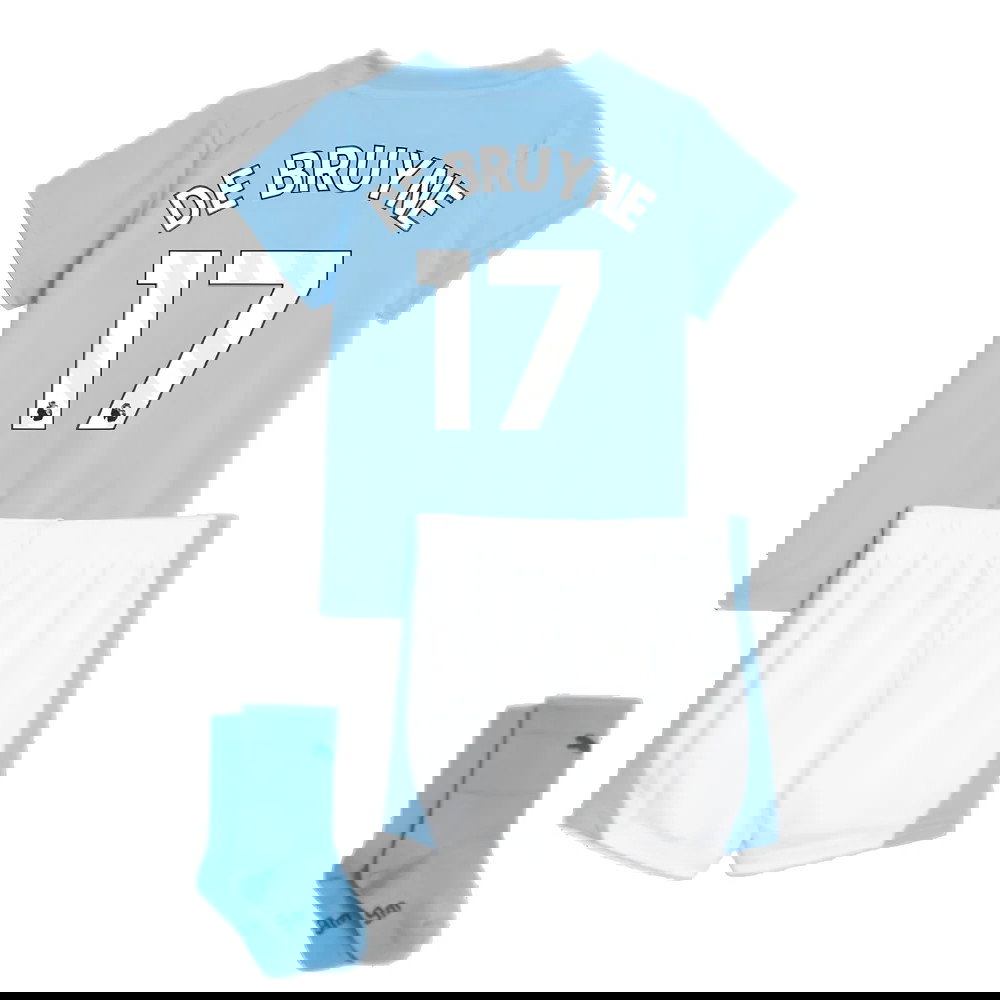2023-2024 Man City Home Baby Kit (DE BRUYNE 17)