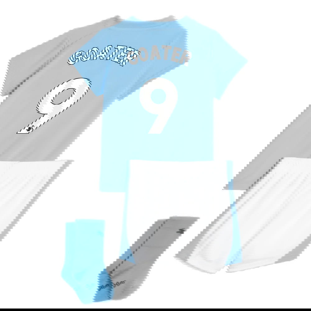 2023-2024 Man City Home Baby Kit (GOATER 9)