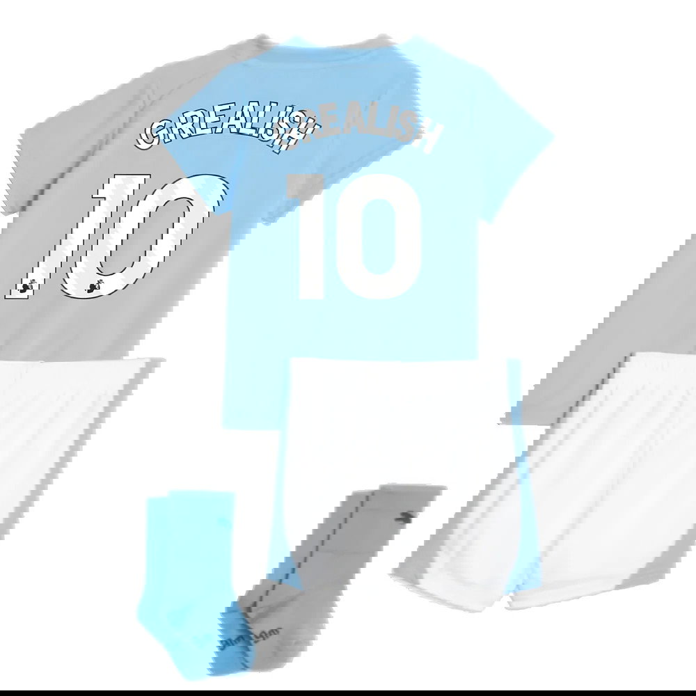 2023-2024 Man City Home Baby Kit (GREALISH 10)