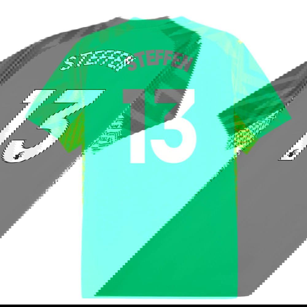 2023-2024 Man City Home Goalkeeper Shirt (Green) (Steffen 13)