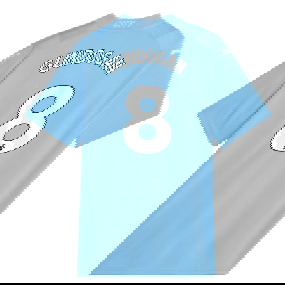 2023-2024 Man City Home Shirt (Kids) (GUNDOGAN 8)