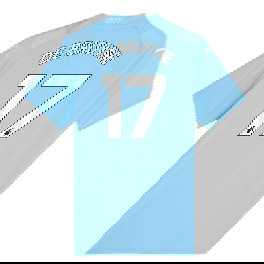 2023-2024 Man City Home Shirt (Ladies) (DE BRUYNE 17)