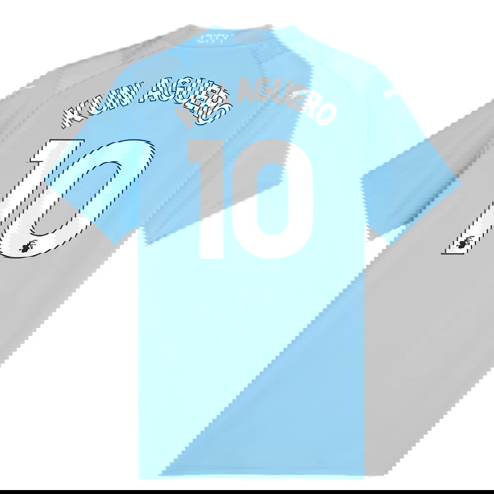 2023-2024 Man City Home Shirt (Ladies) (KUN AGUERO 10)