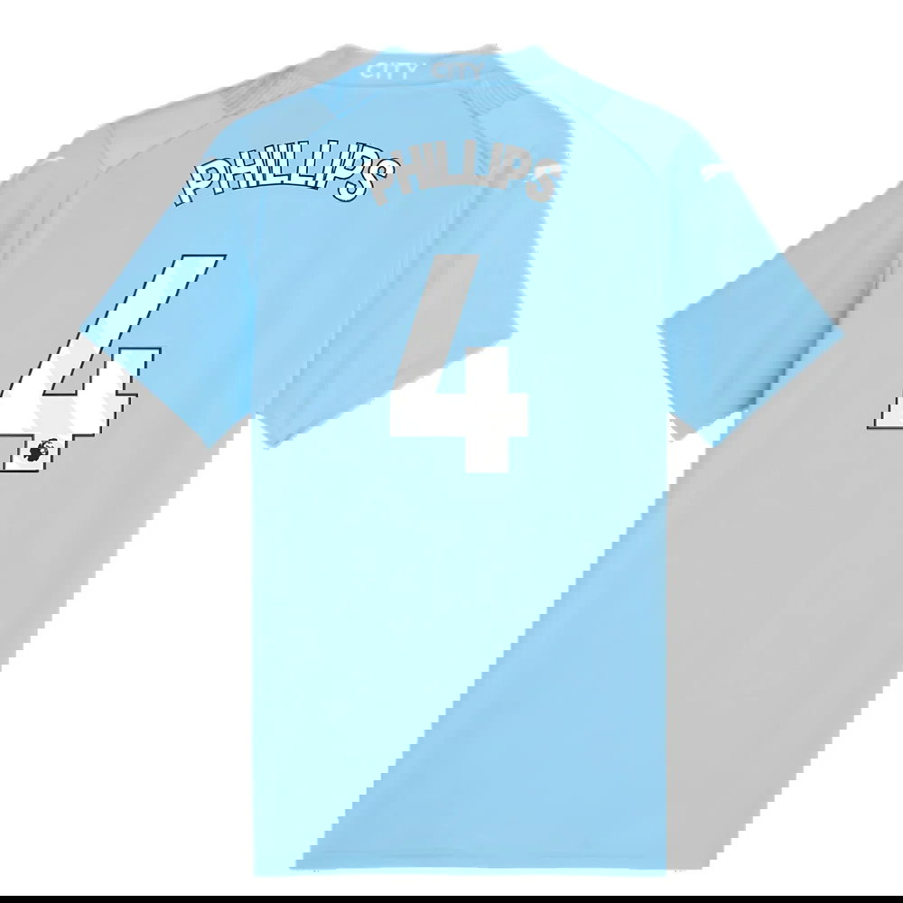 2023-2024 Man City Home Shirt (Ladies) (PHILLIPS 4)