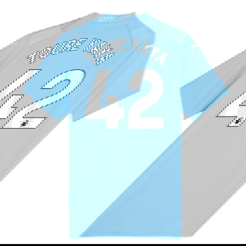 2023-2024 Man City Home Shirt (Ladies) (TOURE YAYA 42)