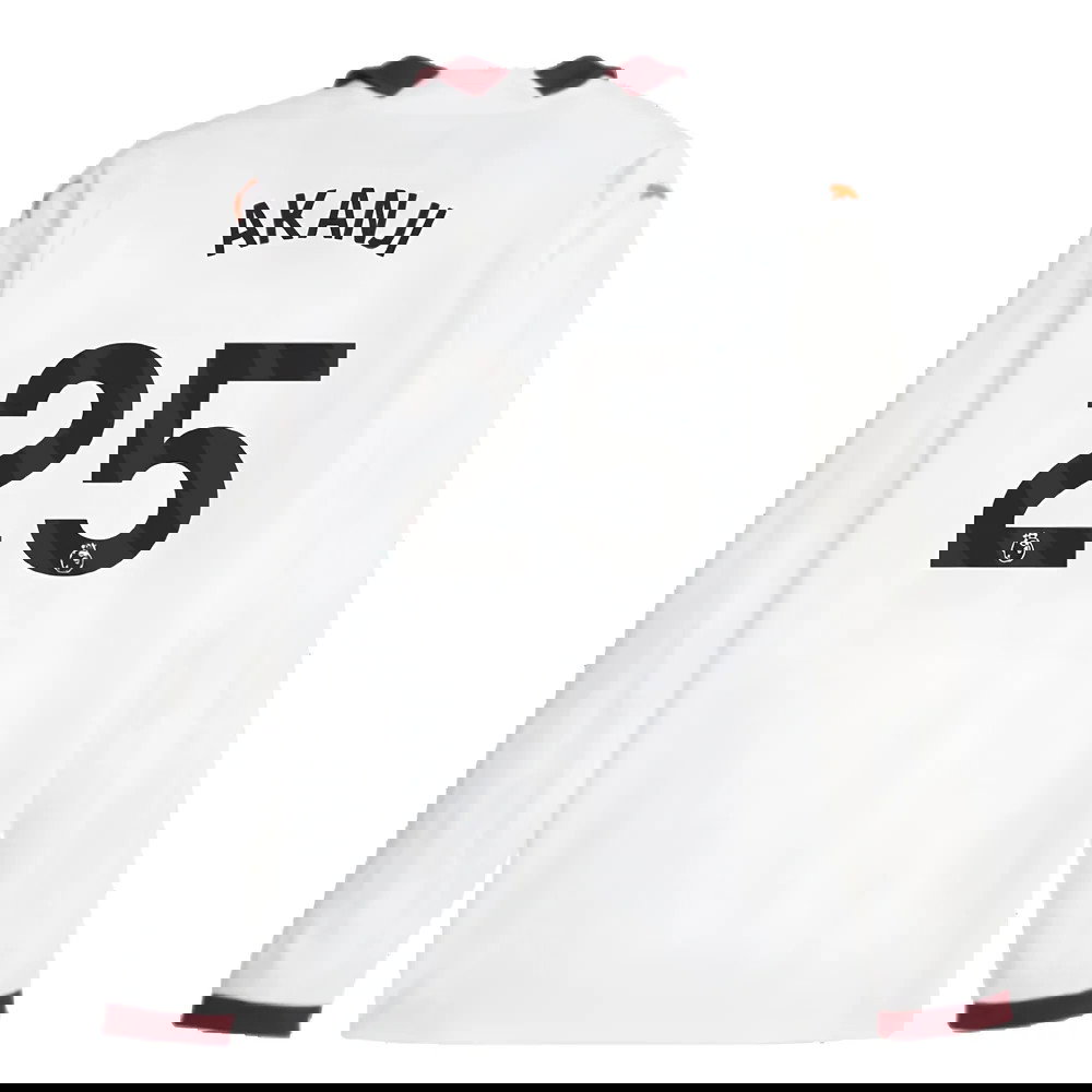 2023-2024 Man City Long Sleeve Away Shirt (AKANJI 25)