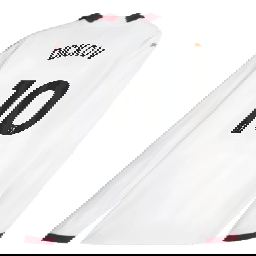 2023-2024 Man City Long Sleeve Away Shirt (DICKOV 10)