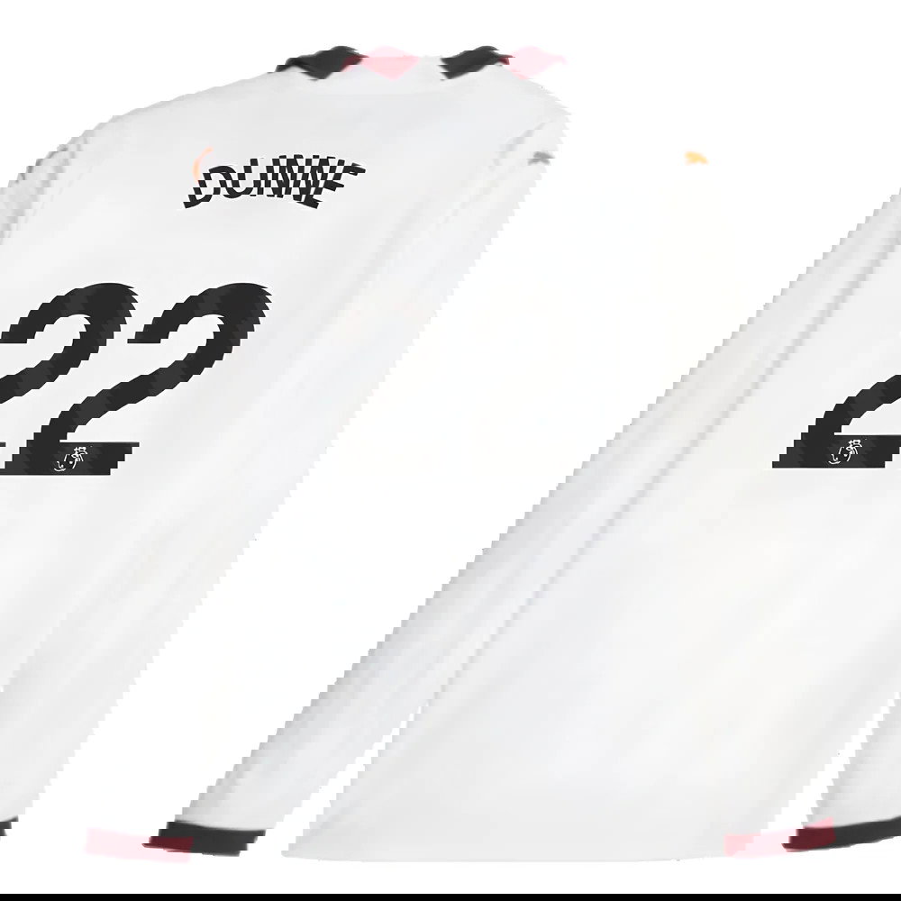 2023-2024 Man City Long Sleeve Away Shirt (DUNNE 22)