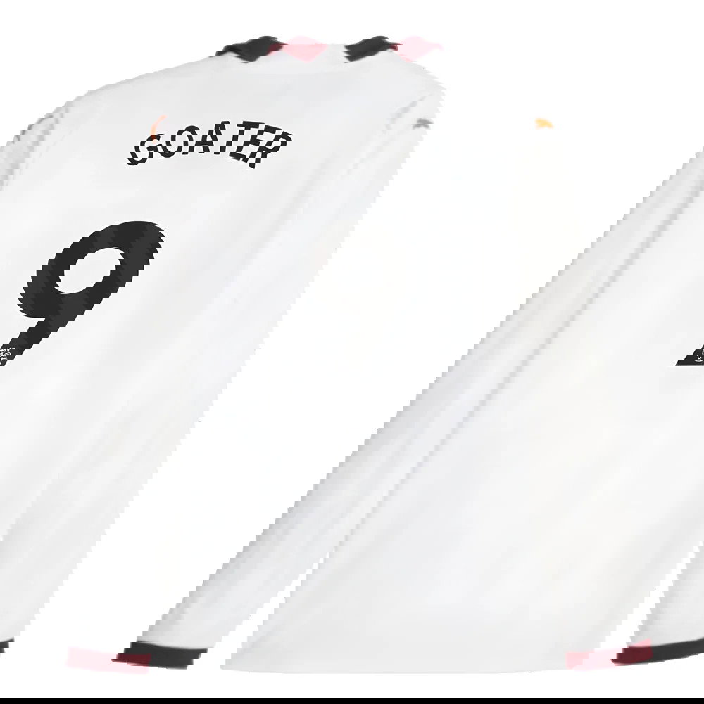 2023-2024 Man City Long Sleeve Away Shirt (GOATER 9)