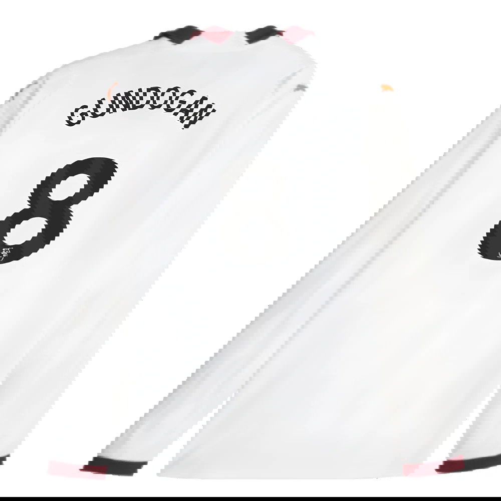 2023-2024 Man City Long Sleeve Away Shirt (GUNDOGAN 8)
