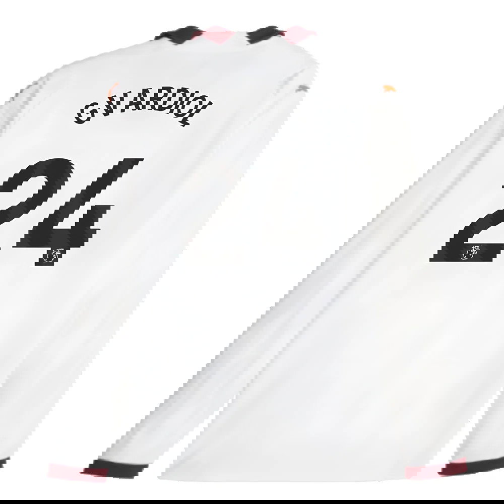 2023-2024 Man City Long Sleeve Away Shirt (Gvardiol 24)