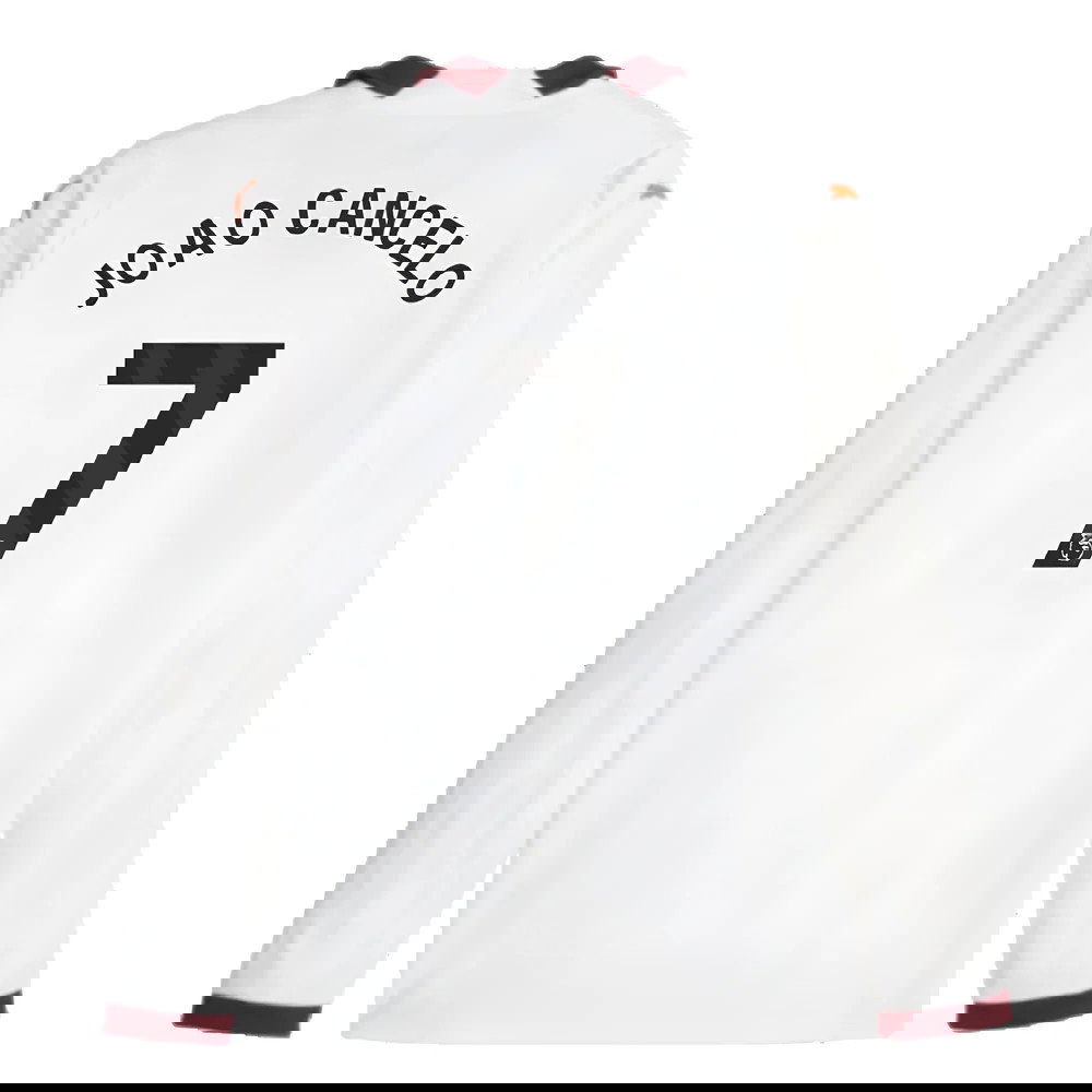 2023-2024 Man City Long Sleeve Away Shirt (JOAO CANCELO 7)