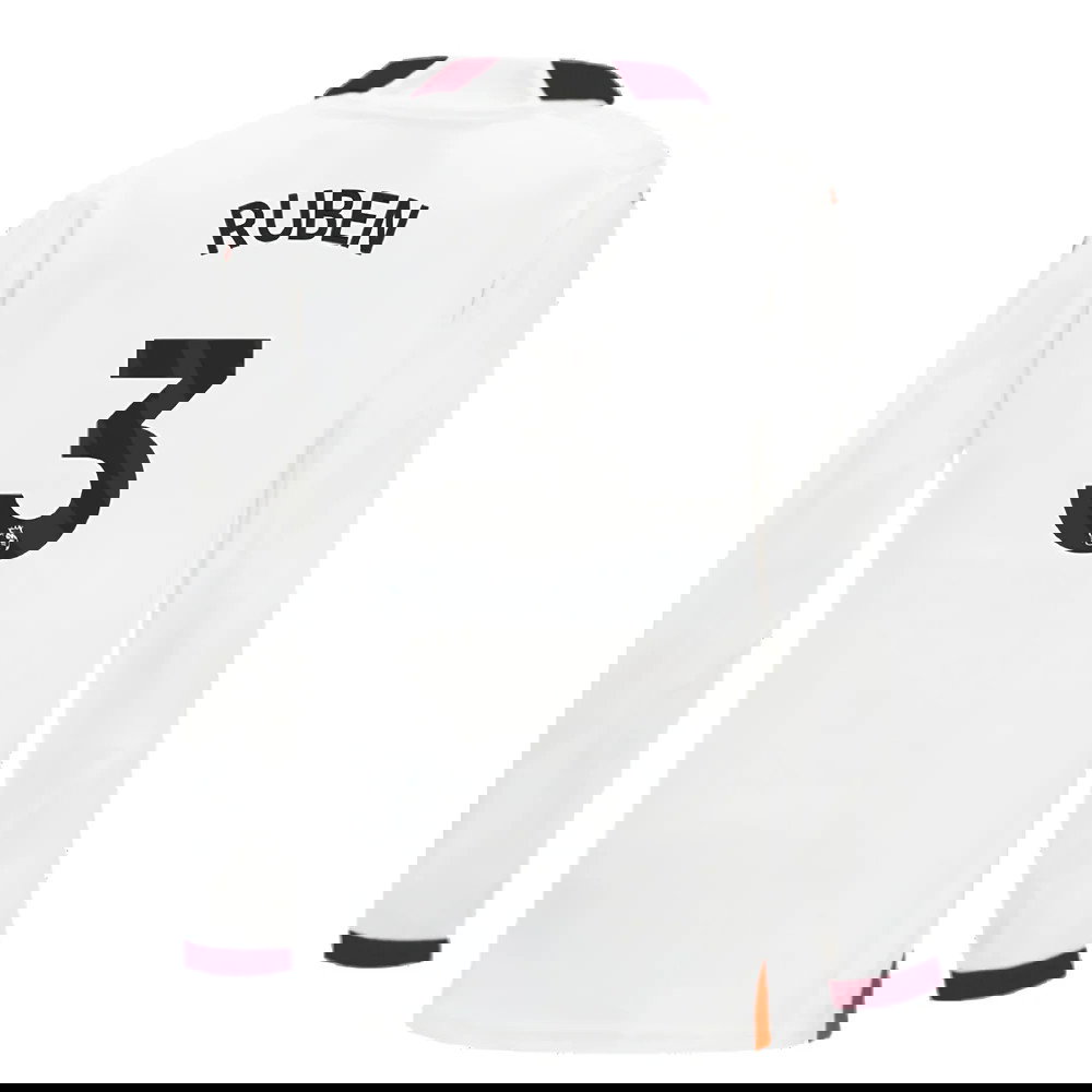 2023-2024 Man City Long Sleeve Away Shirt (Kids) (RUBEN 3)