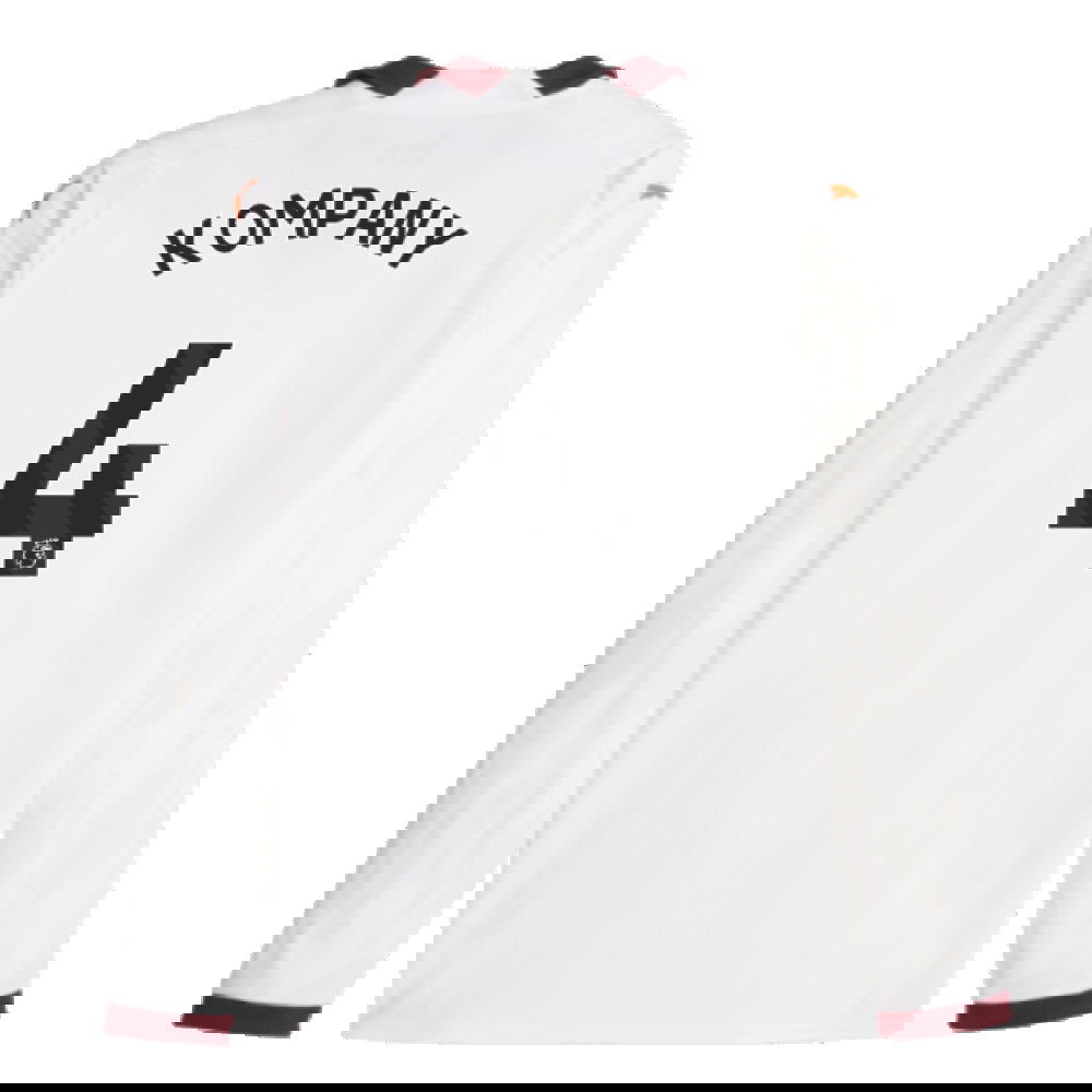 2023-2024 Man City Long Sleeve Away Shirt (KOMPANY 4)