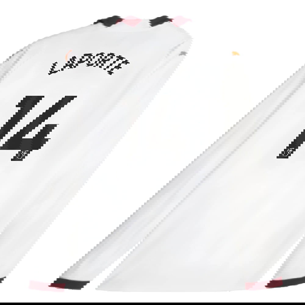 2023-2024 Man City Long Sleeve Away Shirt (LAPORTE 14)