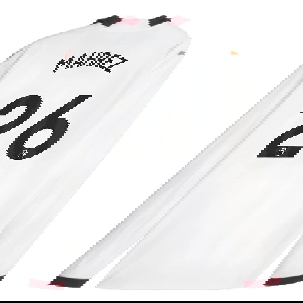 2023-2024 Man City Long Sleeve Away Shirt (MAHREZ 26)