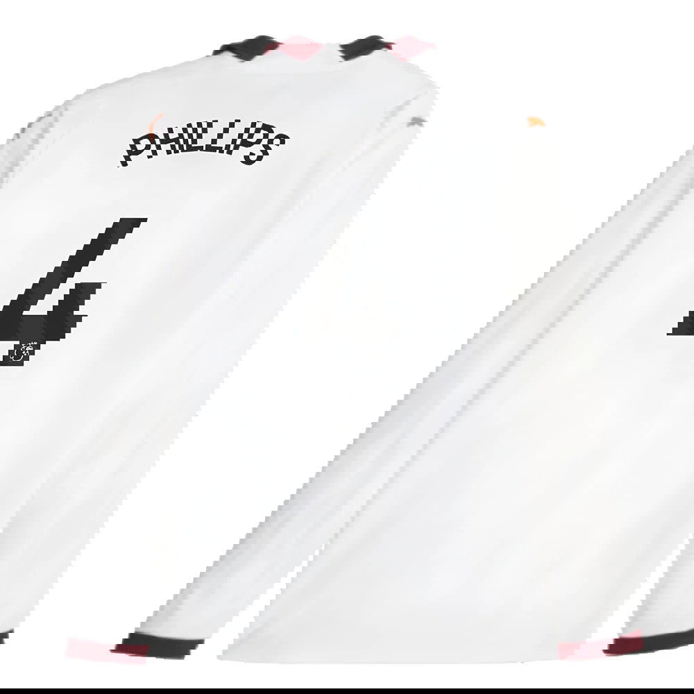 2023-2024 Man City Long Sleeve Away Shirt (PHILLIPS 4)