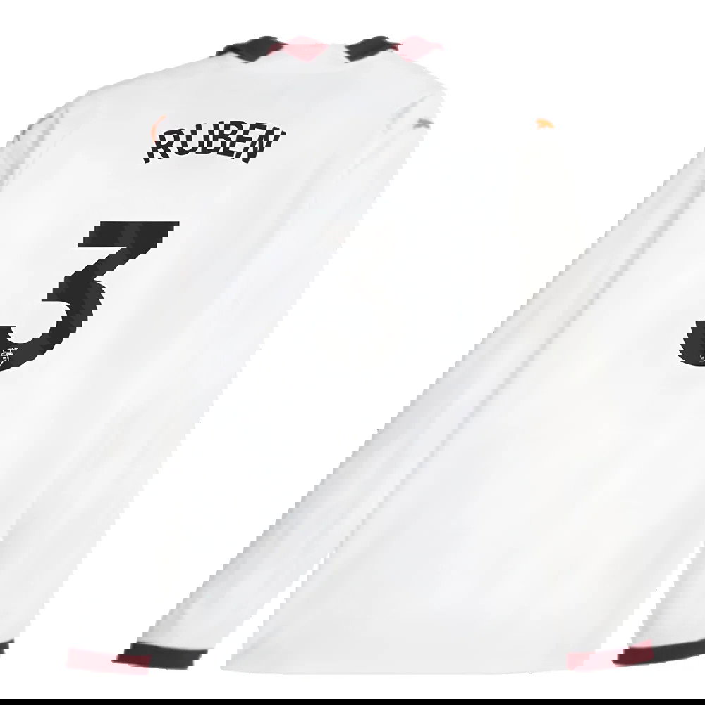 2023-2024 Man City Long Sleeve Away Shirt (RUBEN 3)