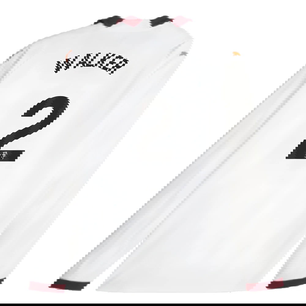2023-2024 Man City Long Sleeve Away Shirt (WALKER 2)