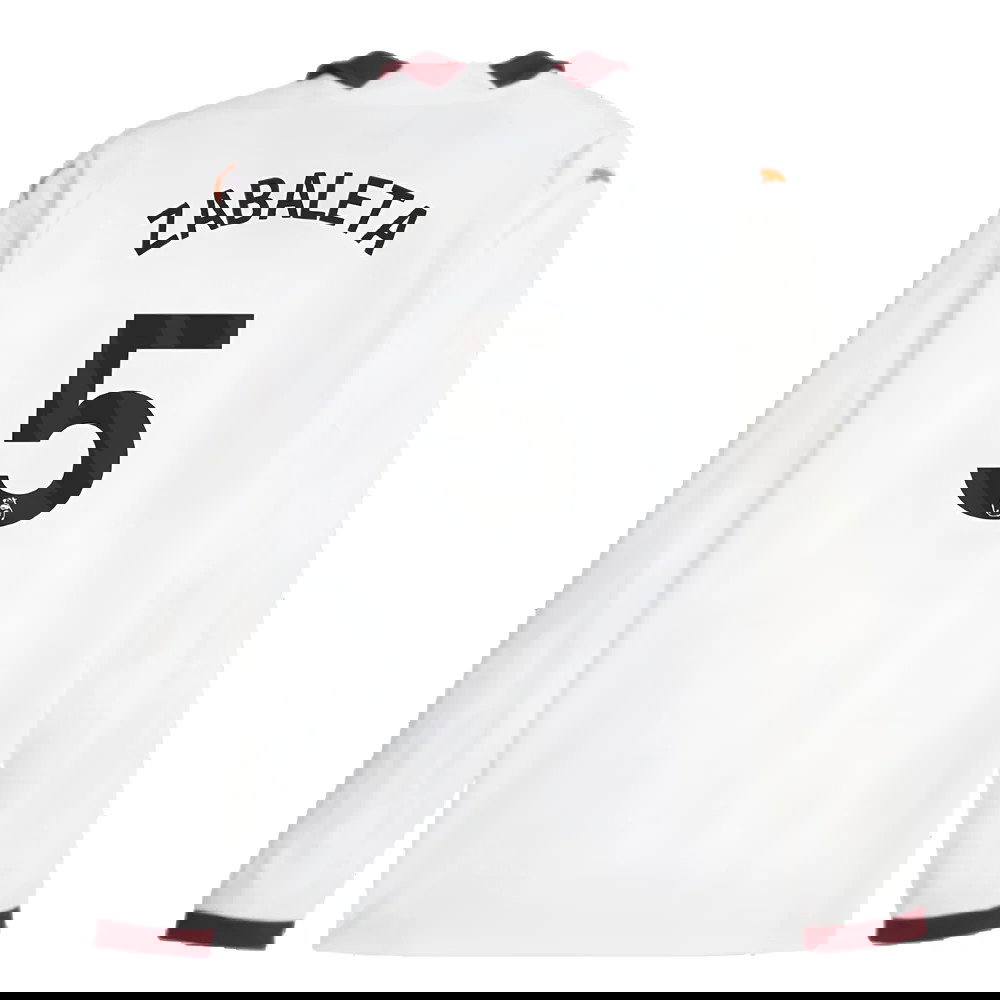 2023-2024 Man City Long Sleeve Away Shirt (ZABALETA 5)