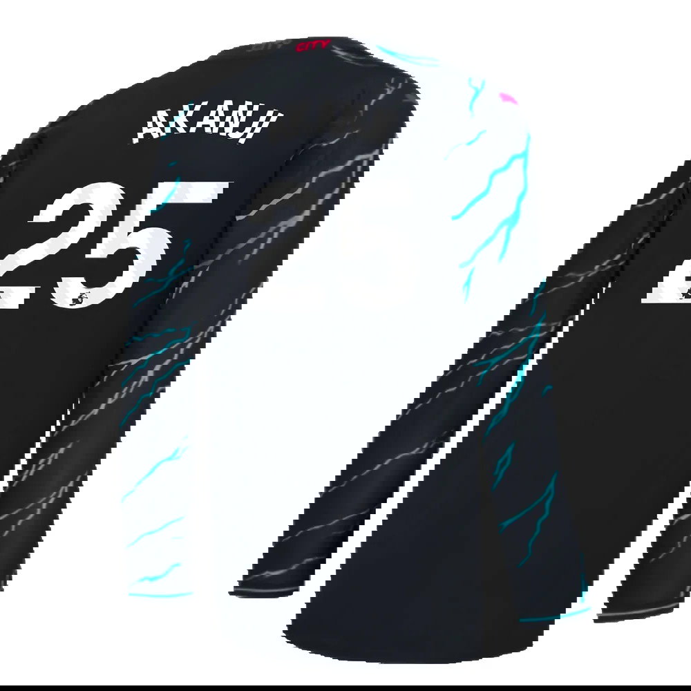 2023-2024 Man City Long Sleeve Third Shirt (AKANJI 25)