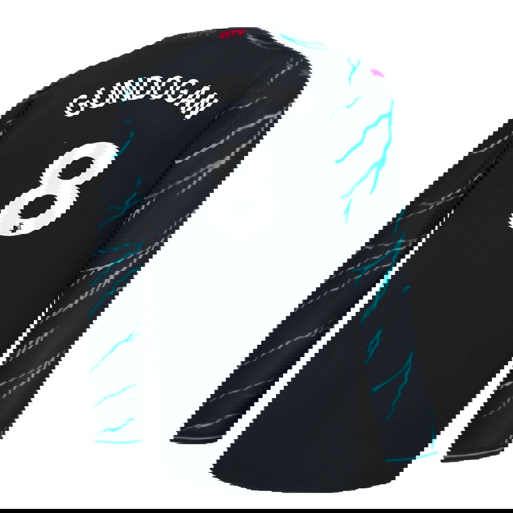 2023-2024 Man City Long Sleeve Third Shirt (GUNDOGAN 8)