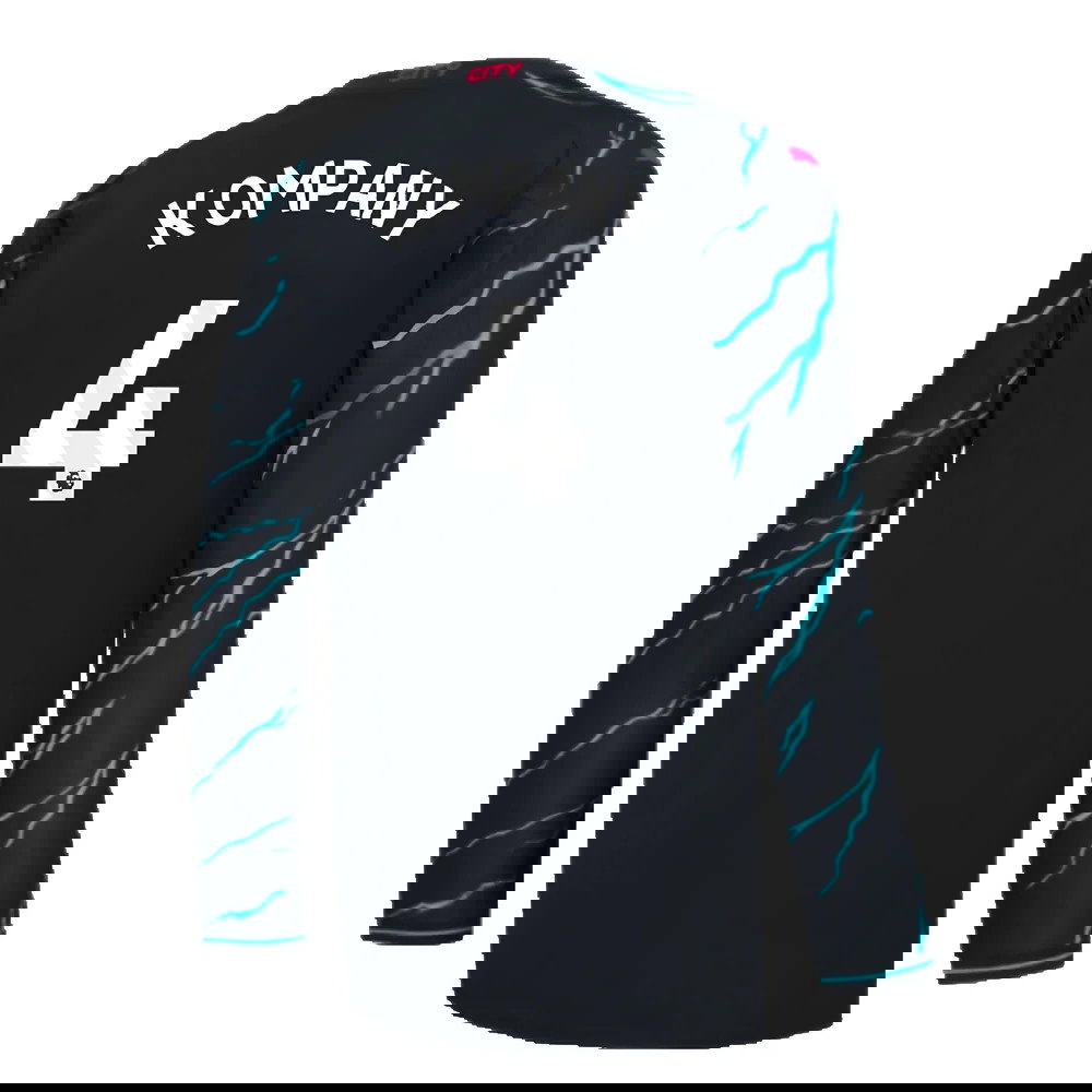2023-2024 Man City Long Sleeve Third Shirt (KOMPANY 4)