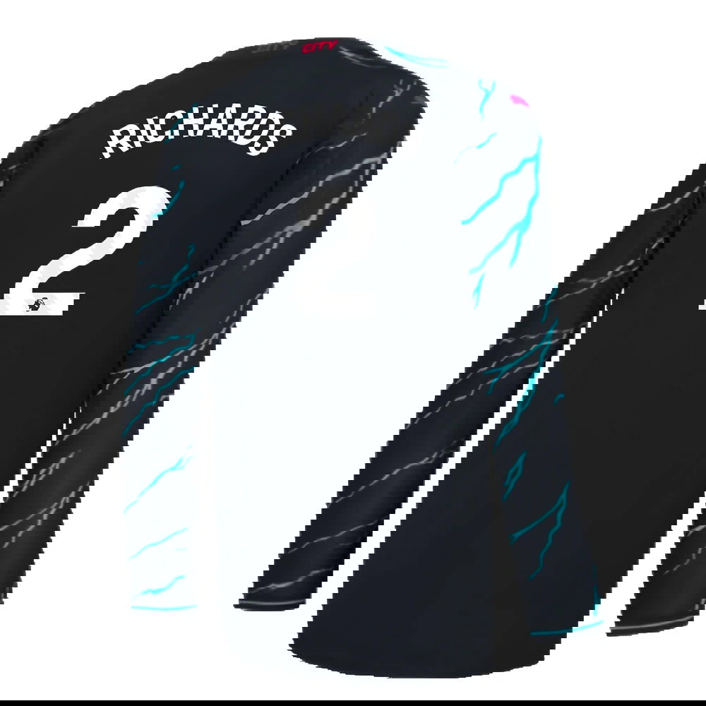 2023-2024 Man City Long Sleeve Third Shirt (RICHARDS 2)