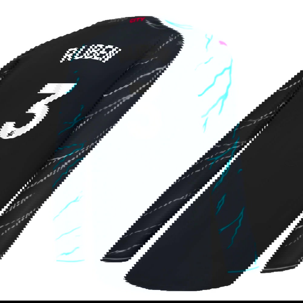 2023-2024 Man City Long Sleeve Third Shirt (RUBEN 3)