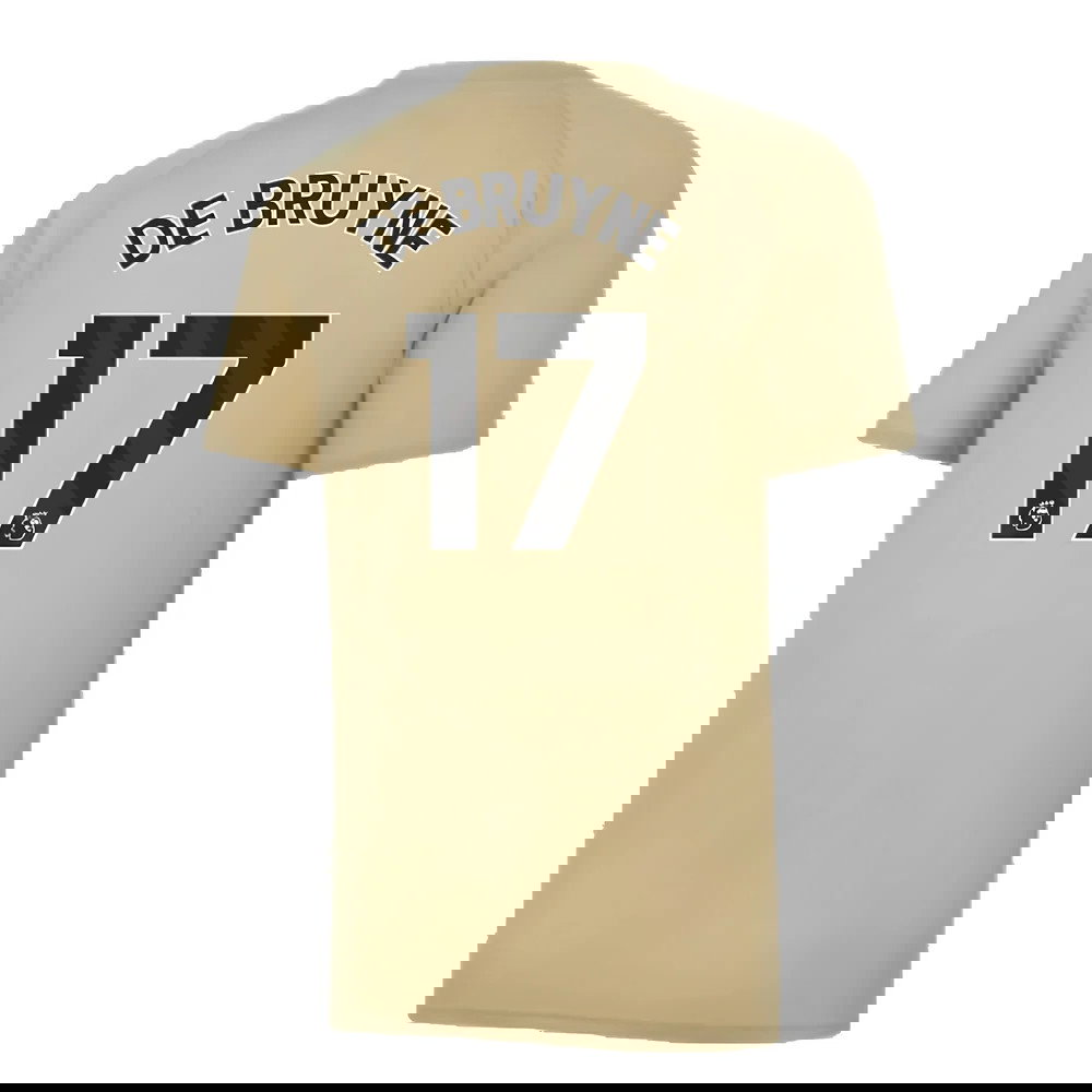 2023-2024 Man City Prematch SS Jersey (Granola) (DE BRUYNE 17)