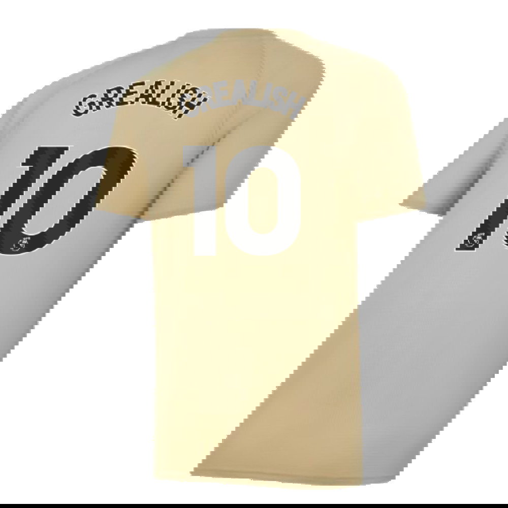 2023-2024 Man City Prematch SS Jersey (Granola) (GREALISH 10)