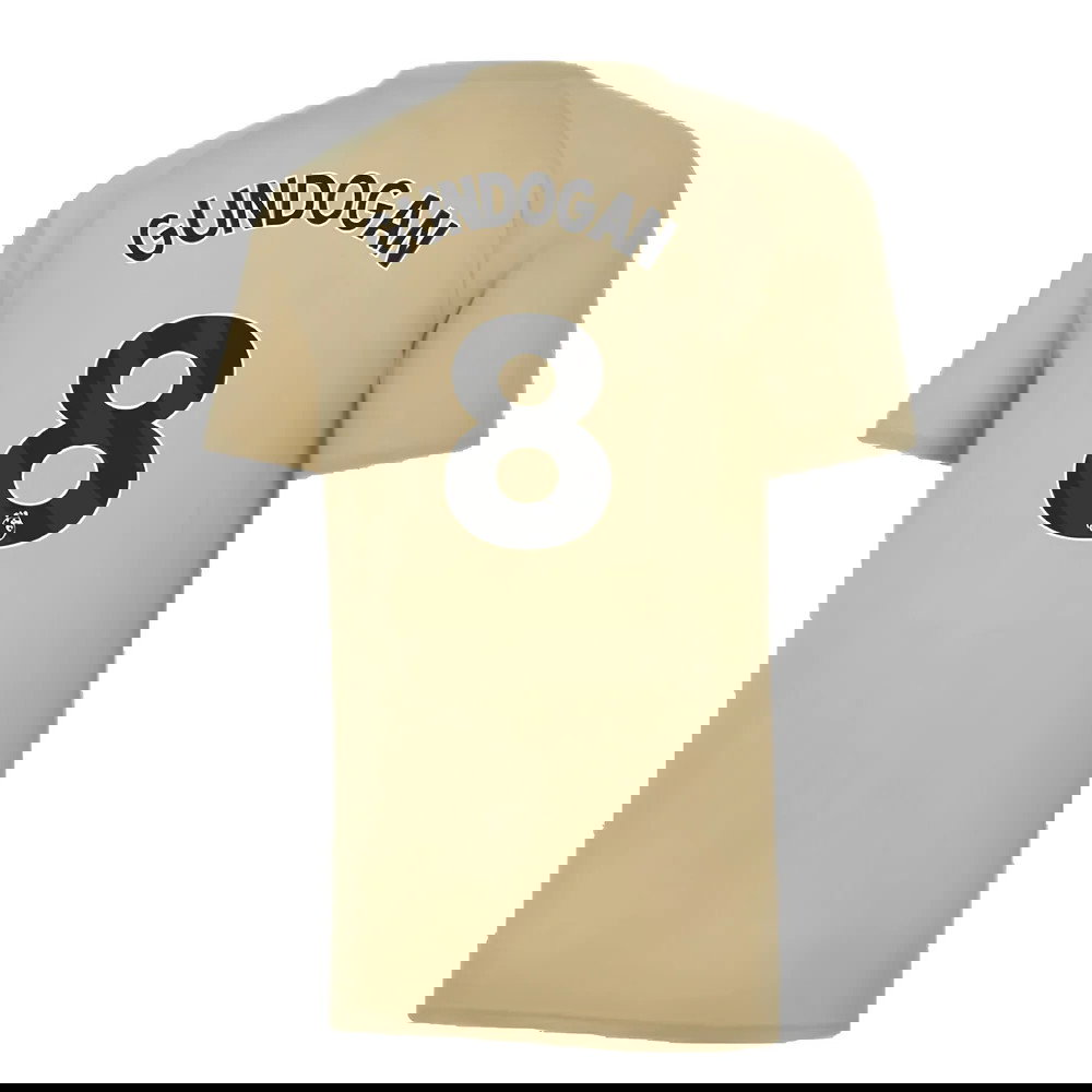 2023-2024 Man City Prematch SS Jersey (Granola) (GUNDOGAN 8)