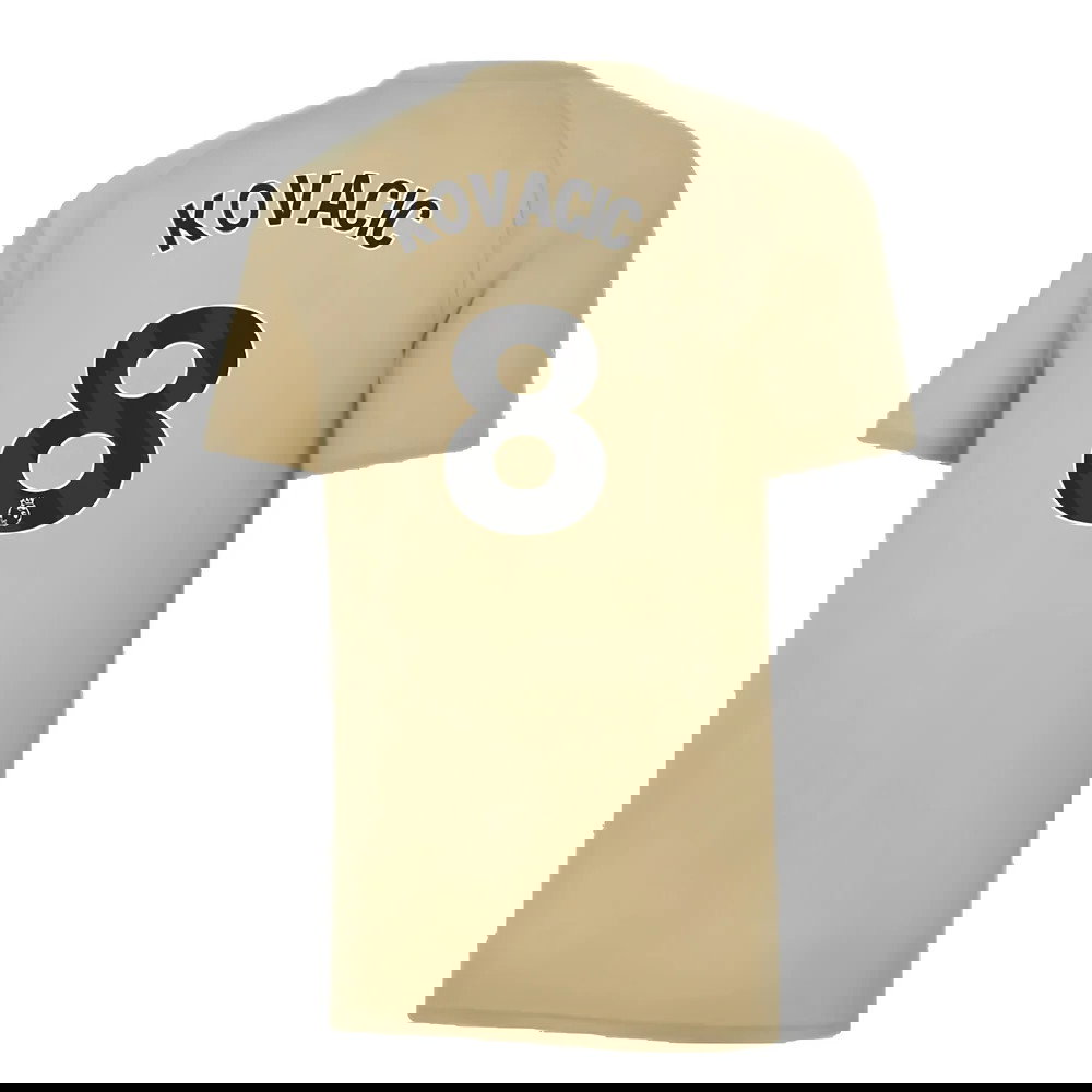 2023-2024 Man City Prematch SS Jersey (Granola) - Kids (Kovacic 8)