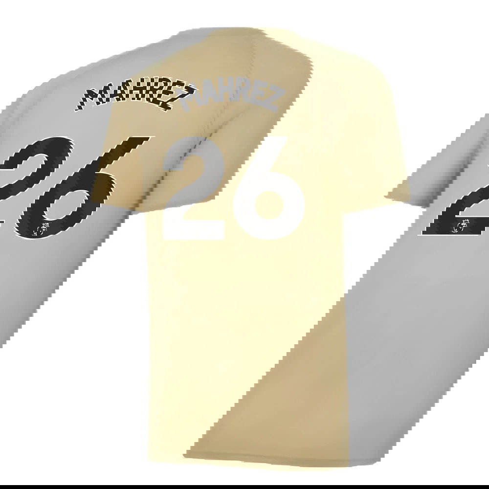 2023-2024 Man City Prematch SS Jersey (Granola) - Kids (MAHREZ 26)