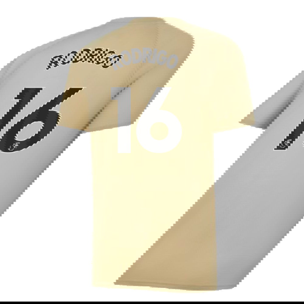 2023-2024 Man City Prematch SS Jersey (Granola) (RODRIGO 16)