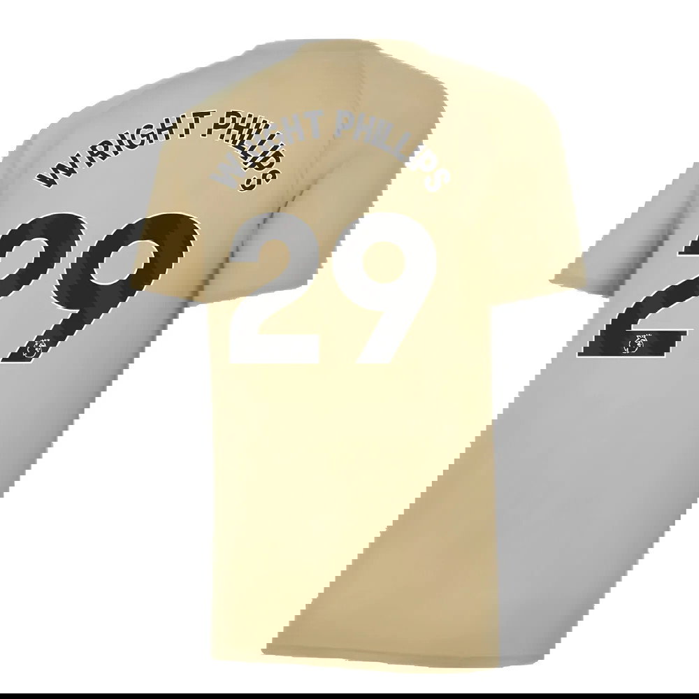 2023-2024 Man City Prematch SS Jersey (Granola) (WRIGHT PHILLIPS 29)