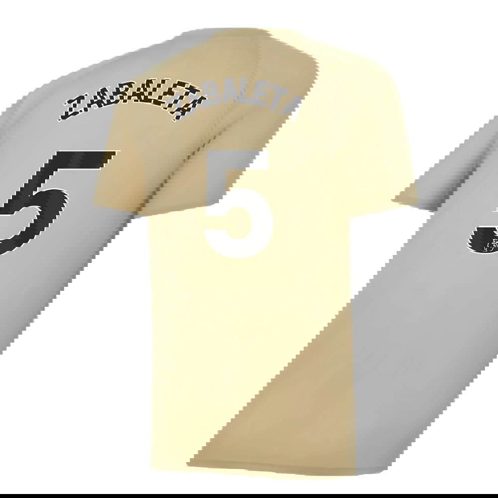 2023-2024 Man City Prematch SS Jersey (Granola) (ZABALETA 5)