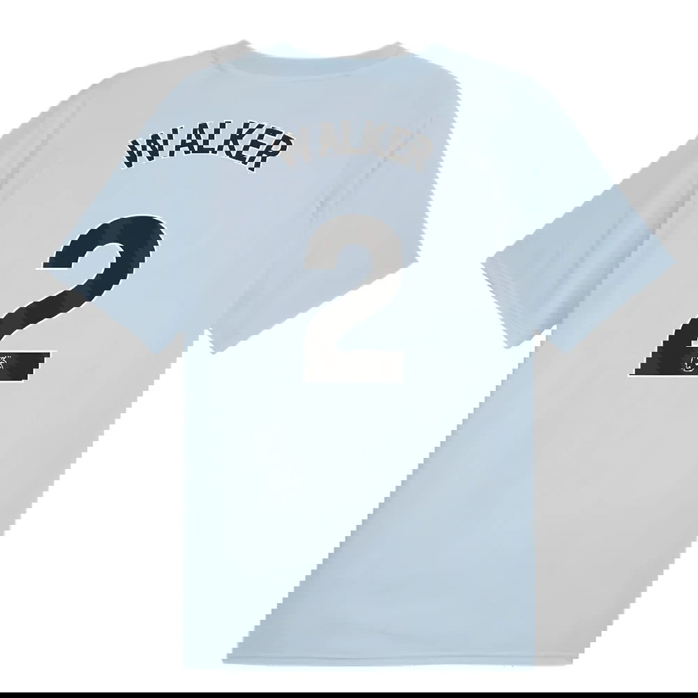 2023-2024 Man City Prematch SS Jersey (Silver Sky) (WALKER 2)