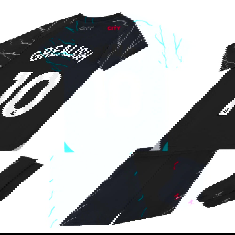 2023-2024 Man City Third Baby Kit (GREALISH 10)